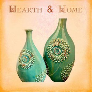 💰SOLD💰 Distressed Teal Vases Set of 2